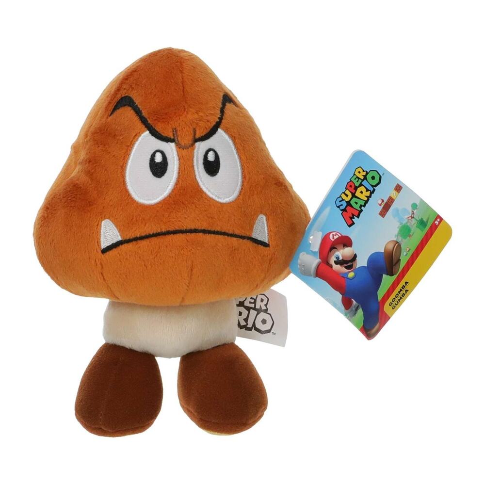 🔥JAKKS World of Nintendo Goomba 6" Plush BNWT🔥